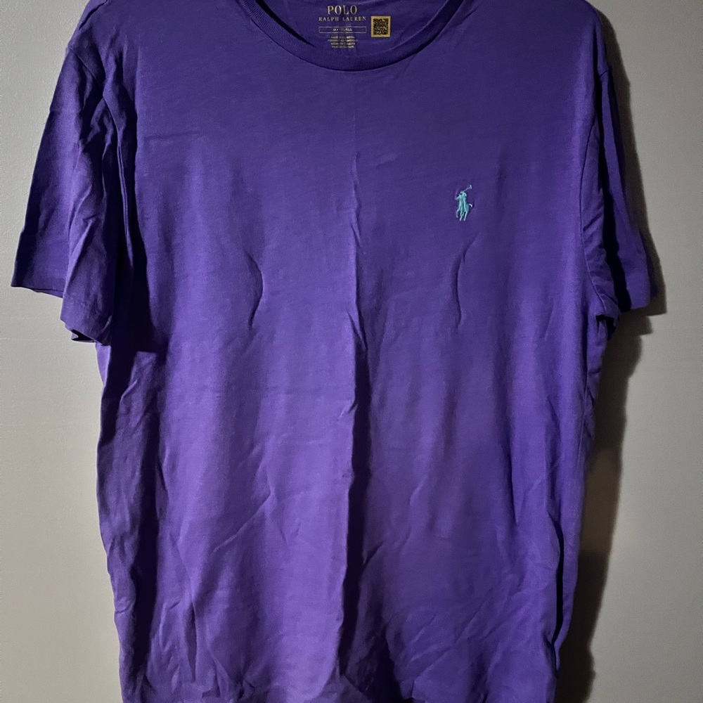 Polo by Ralph Lauren Men's Tee in Vibrant Purple